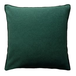 Cushion cover in dark green color, available in sizes L and M.