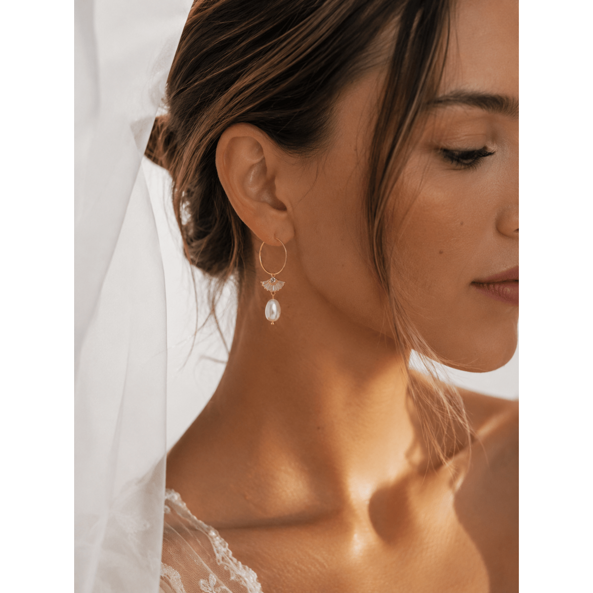 Soffio dell’Angelo – Orecchini Zirconi e Perle