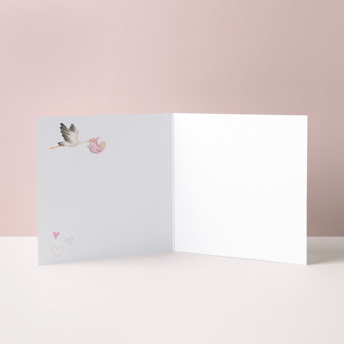 Carte de voeux | Bienvenue douce fille