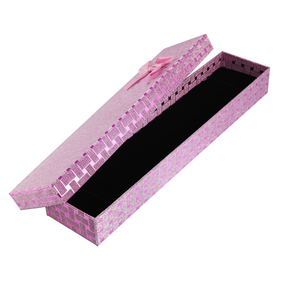 Uhrenbox, Pappe, pink, VE 6, 30 cm x 6,5 cm x 3,5 cm