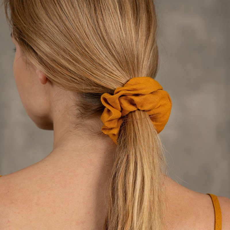 Elastico per capelli in lino
