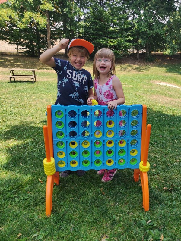 Gioco da esterno XL 4 in linea, circa 73 x 49 x 72,5 cm