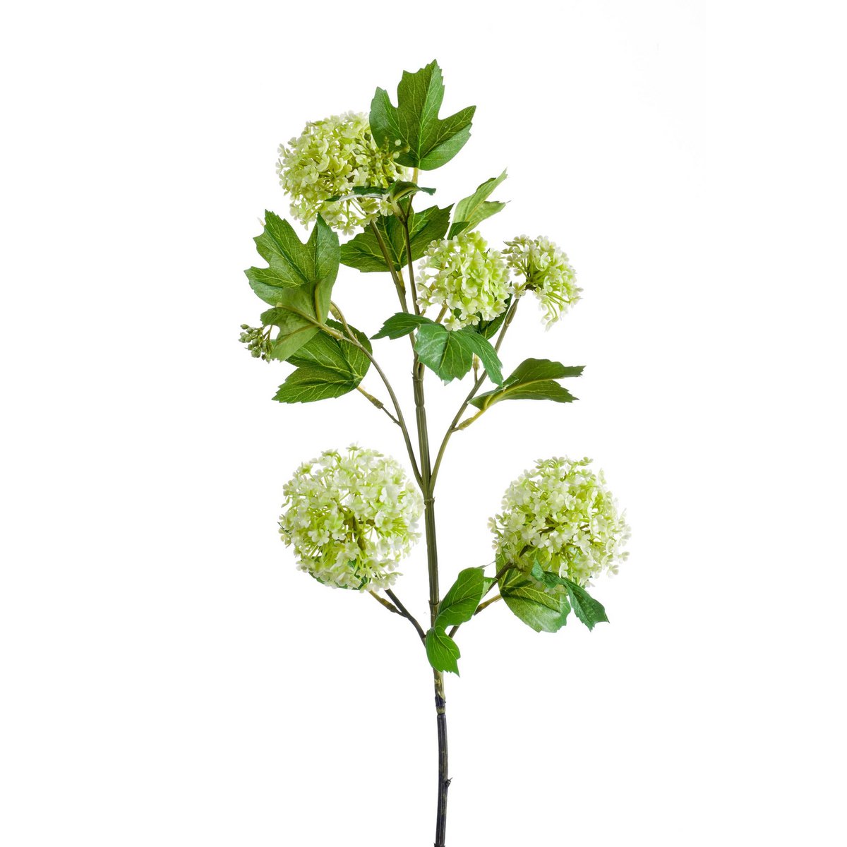 Kwiaty sztuczne Solo - Kremowe - Kalina Opulus Gałęzie - x 4 - 75cm