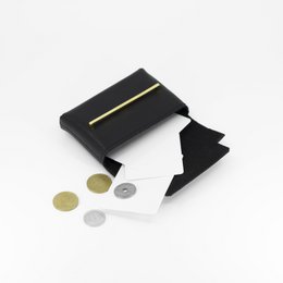 FRAME coin purse - 22k gold