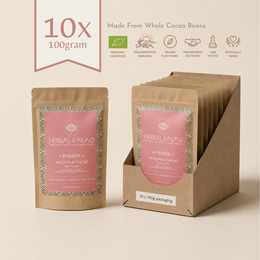 Rose & Ceremonial Cacao | Pasión (10 pieces)