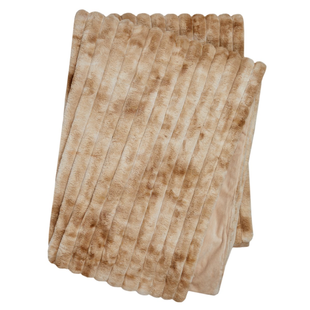 Stripy Blanket - Toffee