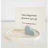 Handgegossene Schale mit Blumendruck – Jesmonit