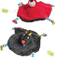 Musical soft toy chaperon / Double-sided wolf
