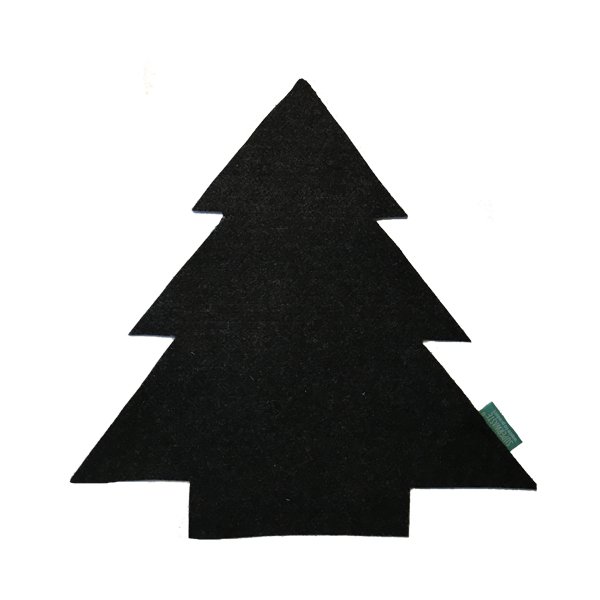 RPET Bottle Vase Black Xmas Tree
