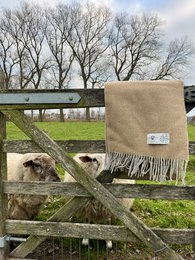 2 -sidet plaider - 80% merino uld - ekstra blød - levende farver