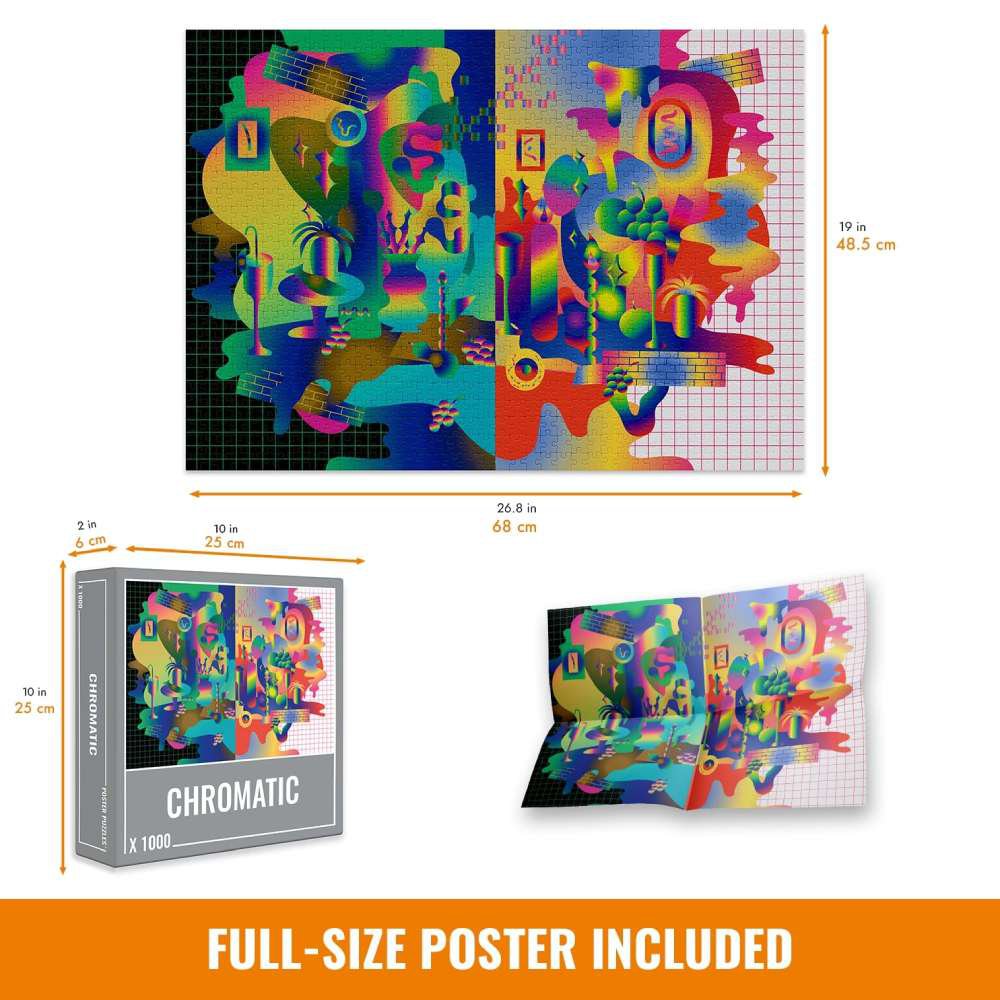 Chromatic Jigsaw Puzzle (1000 pieces)