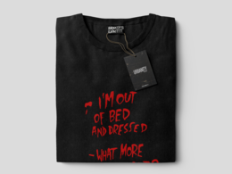 Banksy's Graffiti T-shirt Unisex - I'm Out of Bed