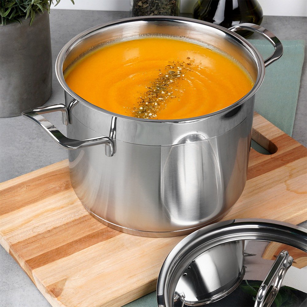 Pot Steel with Lid ANETT 20 cm, 4.6 l