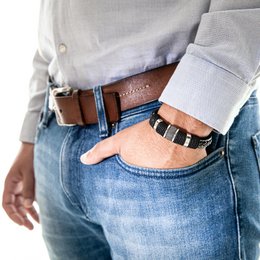 Lederarmbånd "Ring"