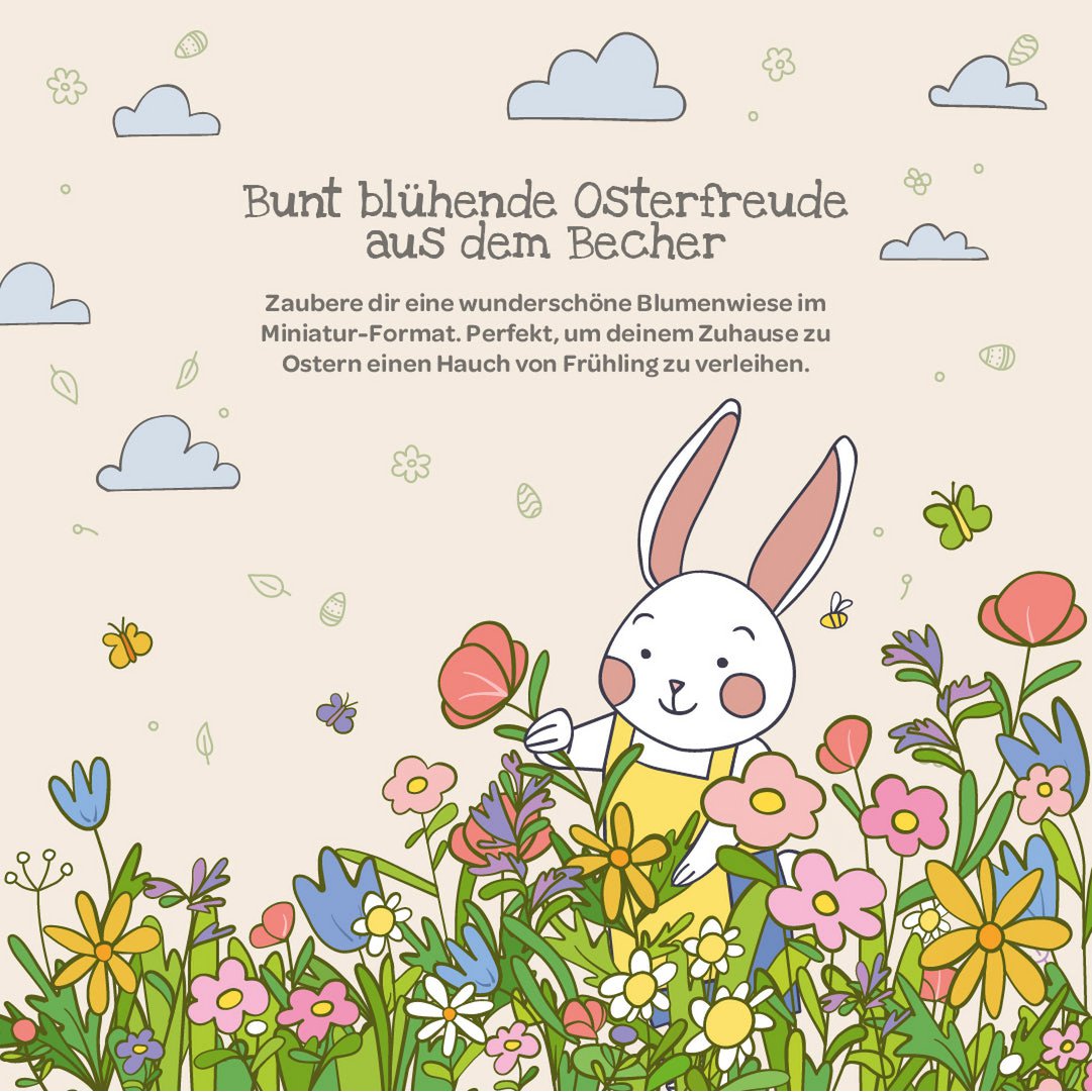 Blümchen aus dem Becher