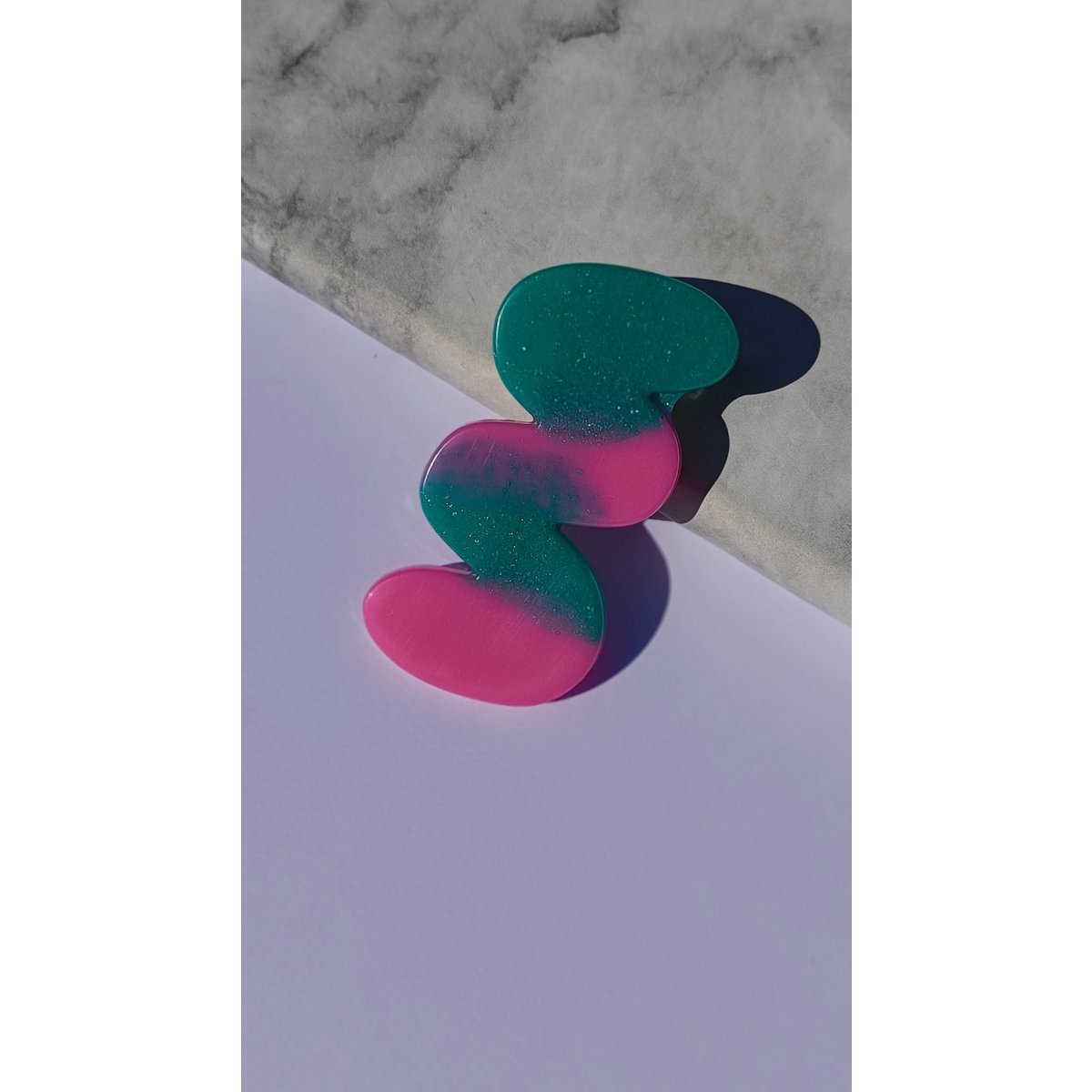 ⋒ RESIN HAIR CLIP PACK - BUBBLEGUM (12 ITEMS) ⋒ 