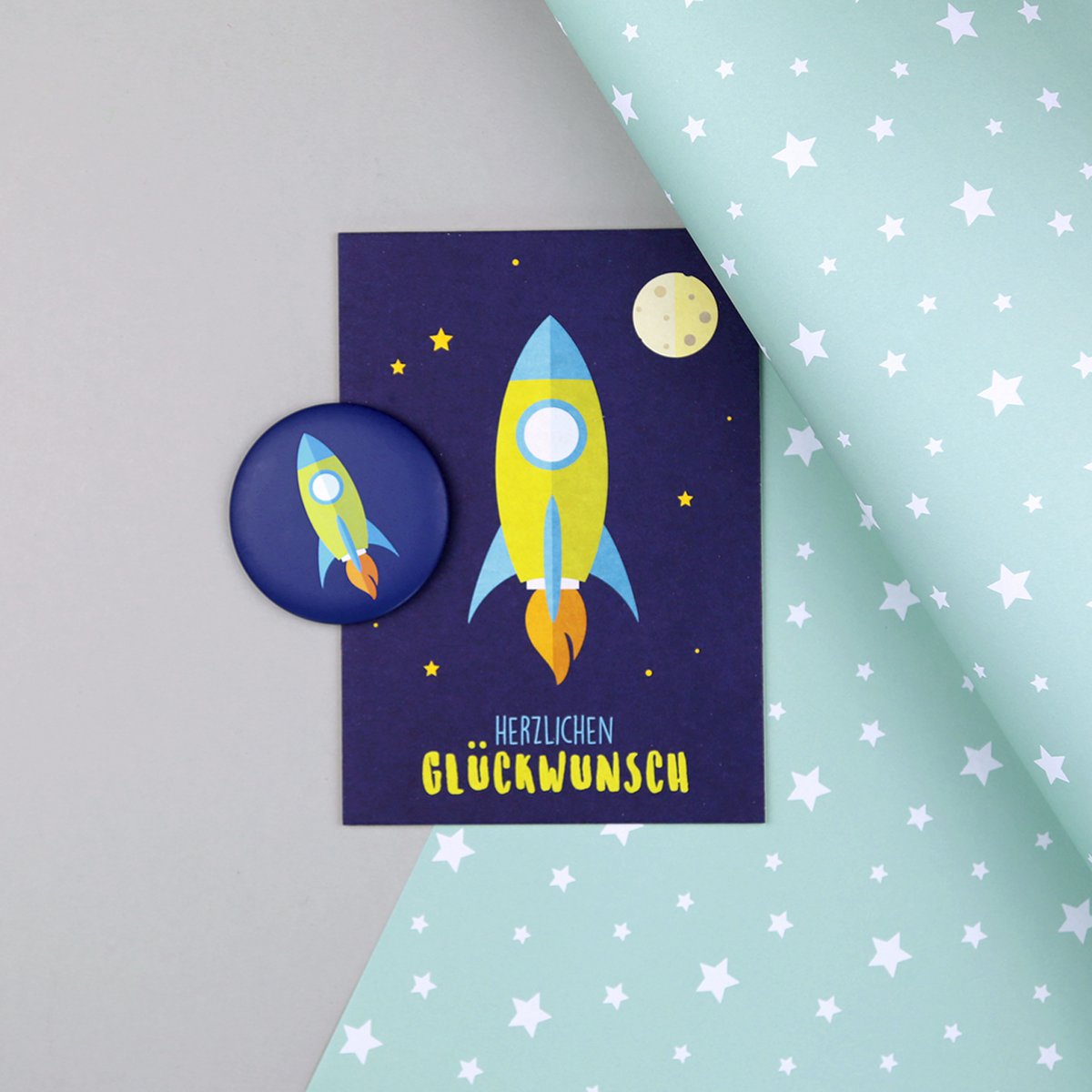 Geschenkpapier Sterne Esther