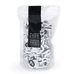 Modern magnetic letters - Unique Colors