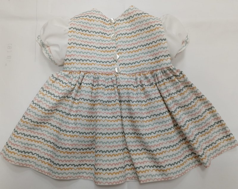 Robe bébé olive