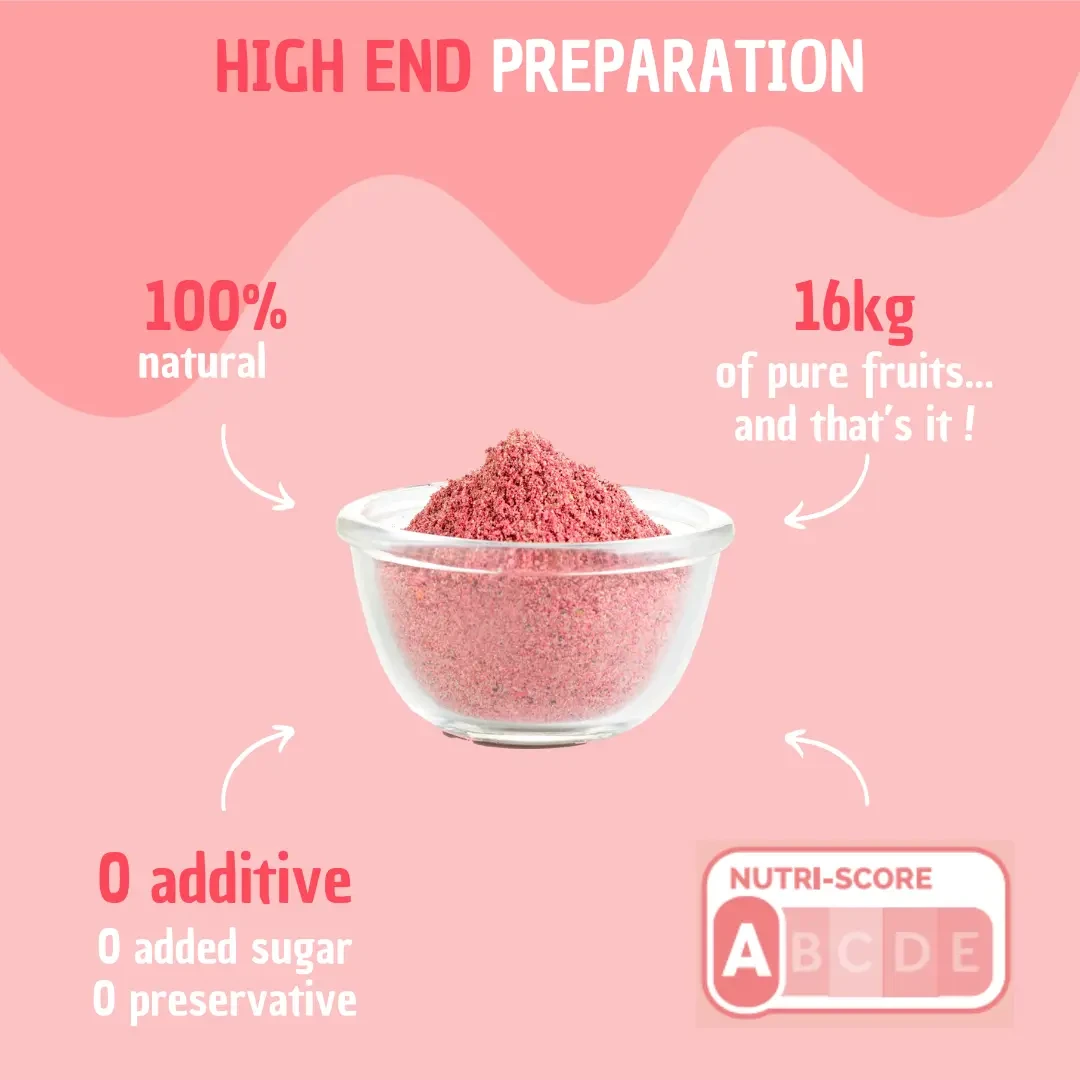 BULK Pink – 100 % reine Fruchtzubereitung zur Rehydrierung