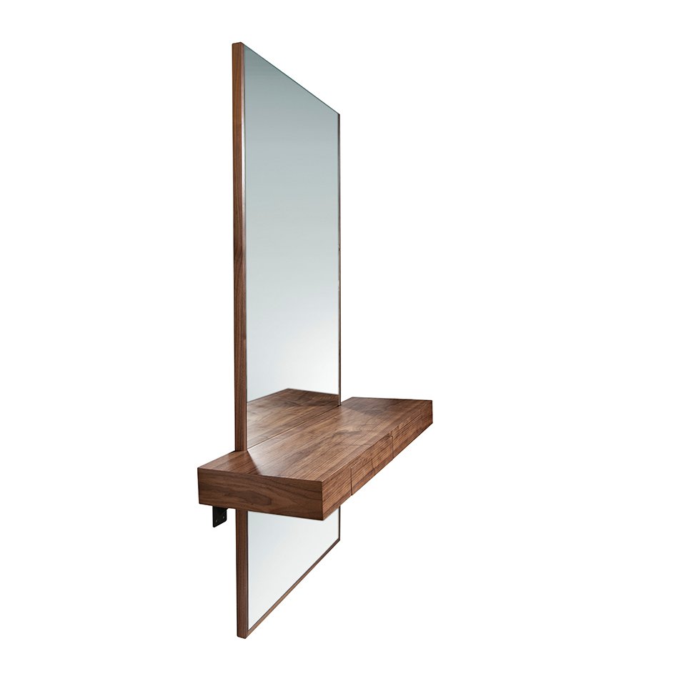 Mirror and console hall furniture