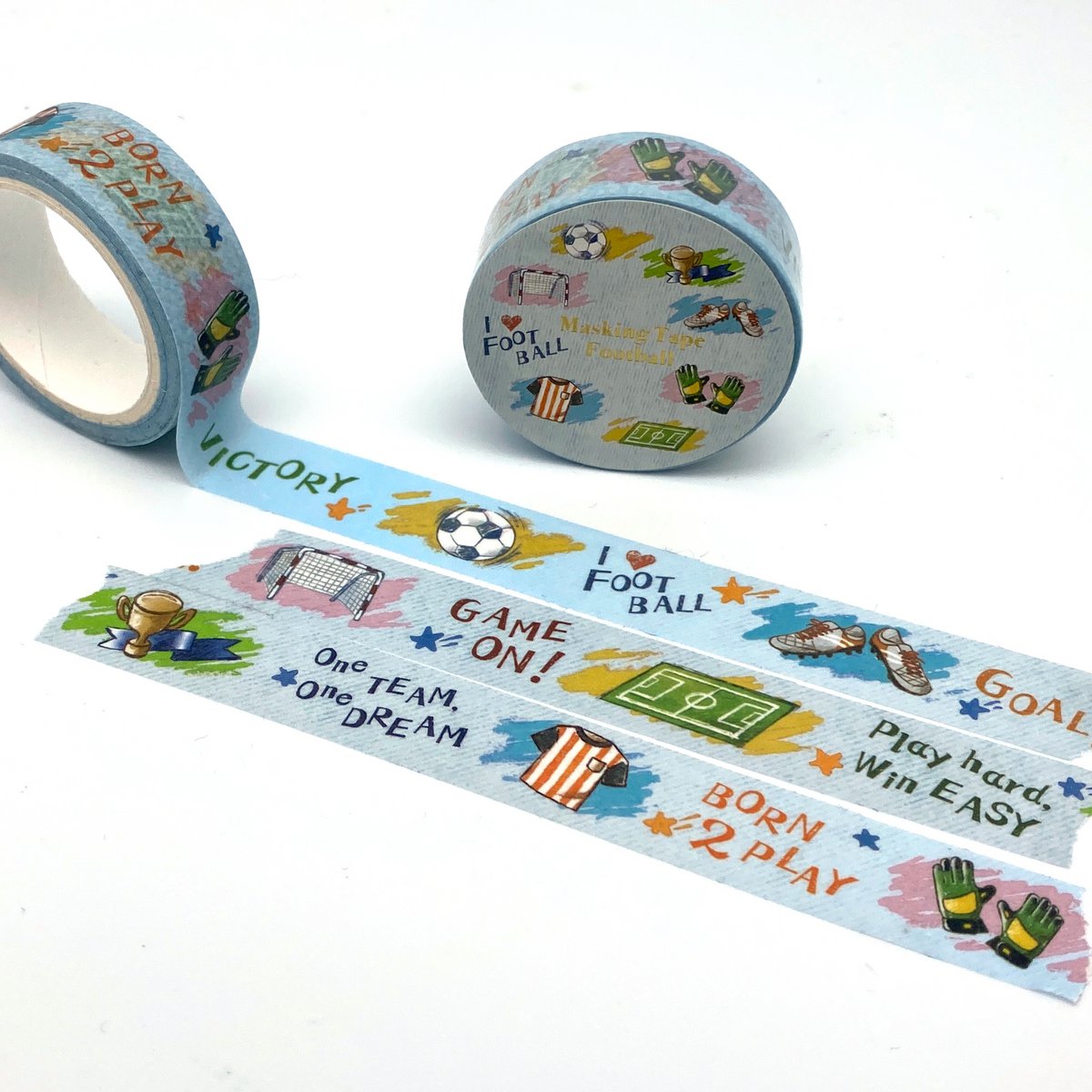 Washi Tape "Football" - dynamic design for real football fans