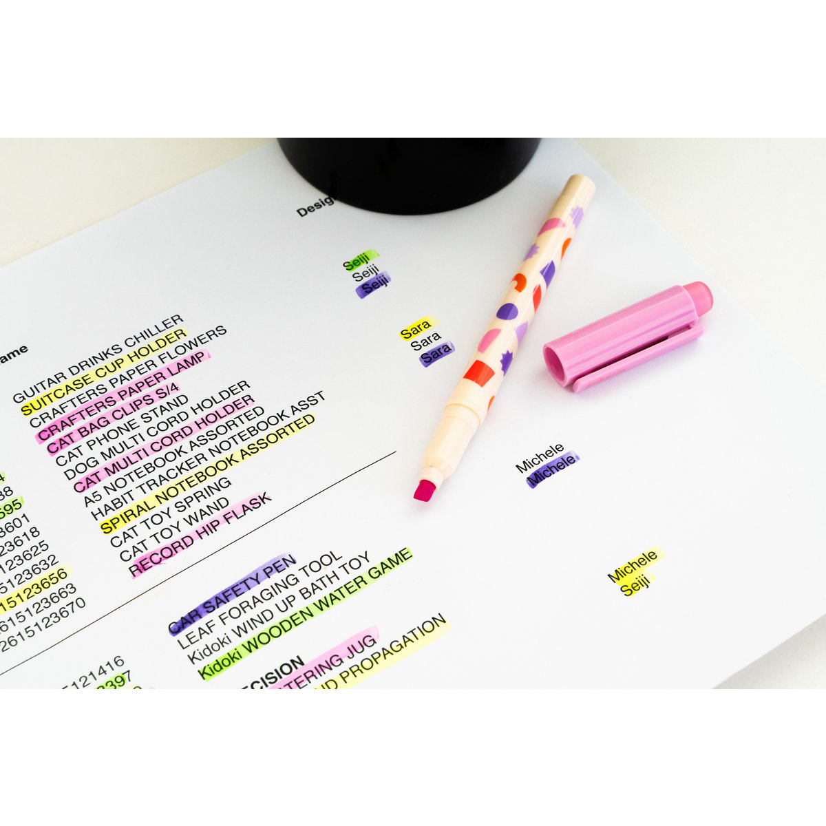 Löschbare Textmarker von Inkerie