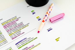 Löschbare Textmarker von Inkerie