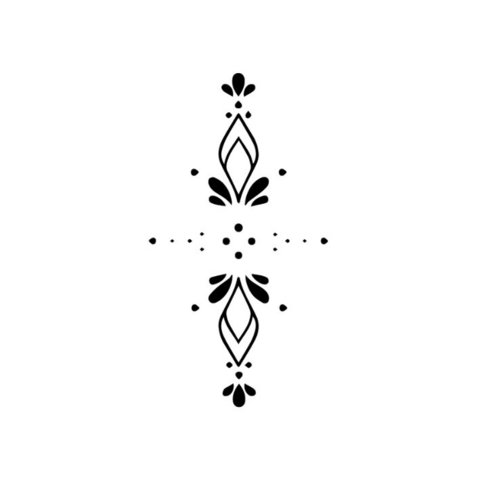 Temporary tattoo Sioou - Path of stars x5