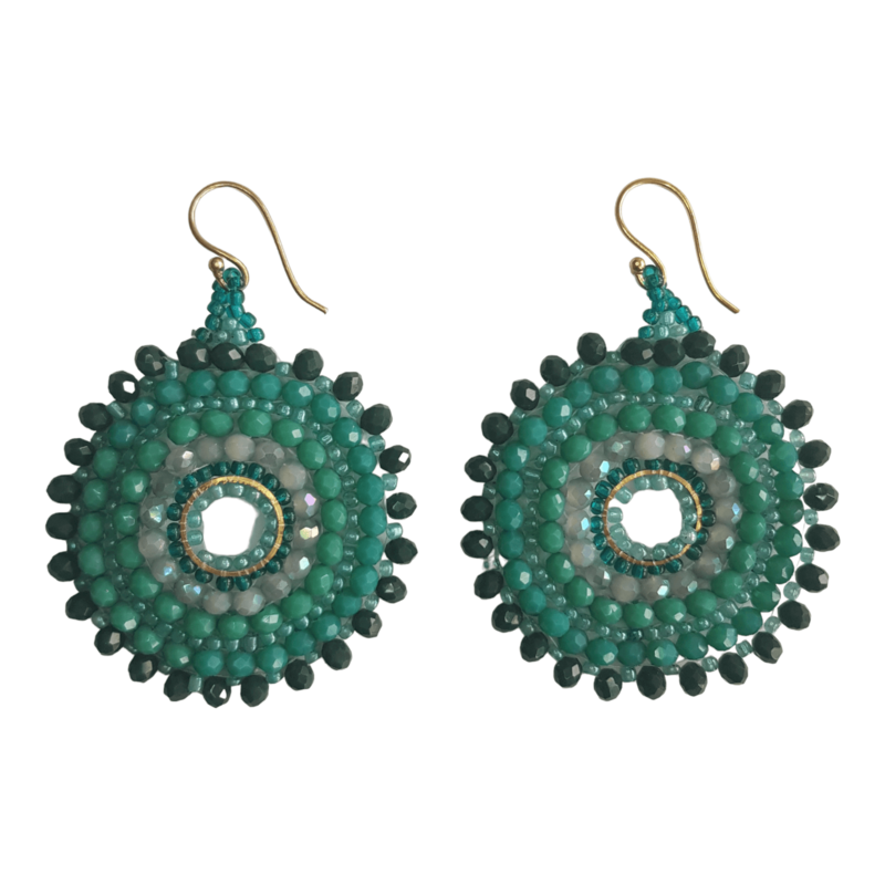 Orecchini Ibiza verde