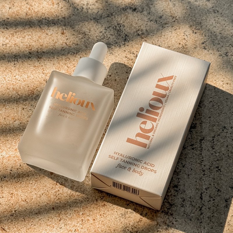 HELIOUX® HYALURONIC ACID SELF TANNING DROPS