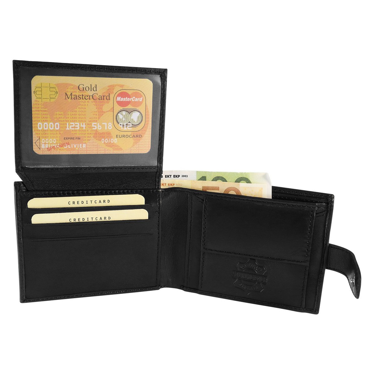 SteinMeister men's wallet made of genuine leather. Format 11 x 8 cm.