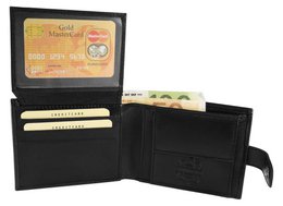 SteinMeister men's wallet made of genuine leather. Format 11 x 8 cm.