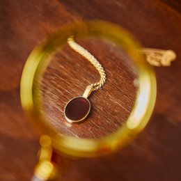 Necklace Treasure of Baltic Sea with amber gold Copy