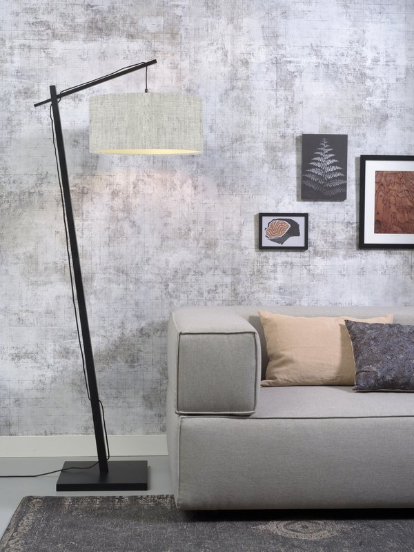Vloerlamp Andes zw. 4723 l.linge
