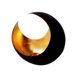Tealight holder, Luna bronze / golden 18cm