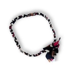 Bandana Ketting " Black White"