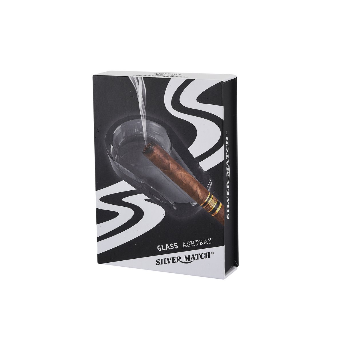 Ashtray for glass cigar