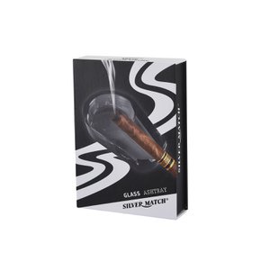 Ashtray for glass cigar