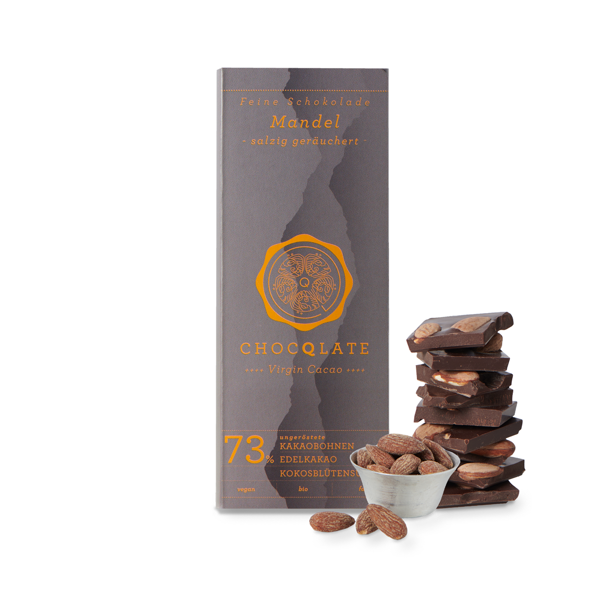CHOCQLATE organic chocolate ALMOND
