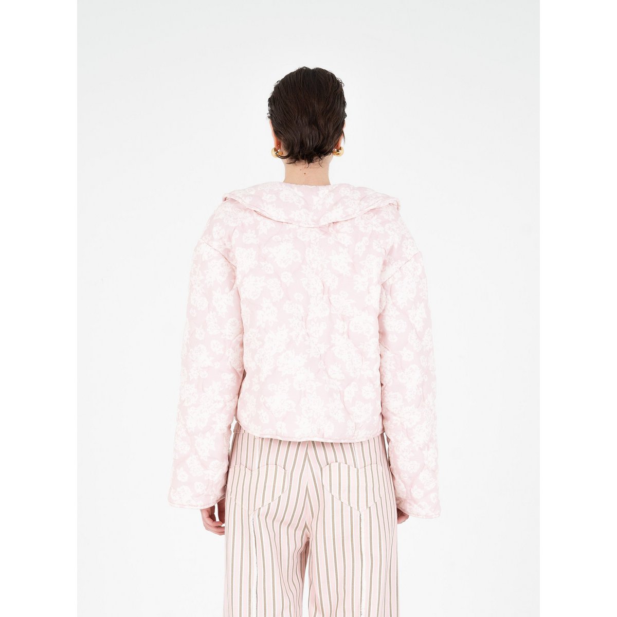 Heavenly Floral-Print Puffer Jacket