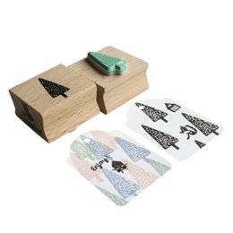 Træ med pletter stempel