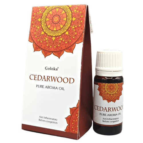 Aceite de fragancia Goloka Madera de cedro indio 10ml