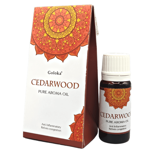 Aceite de fragancia Goloka Madera de cedro indio 10ml