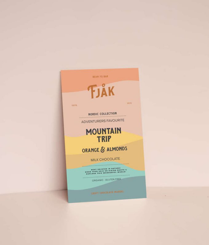 Mountain Trip - Orange & Almond (50% milk) BIO