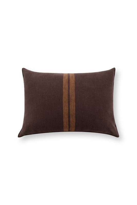 Cushion Cotton-Linen Brown/Caramel 50x70cm