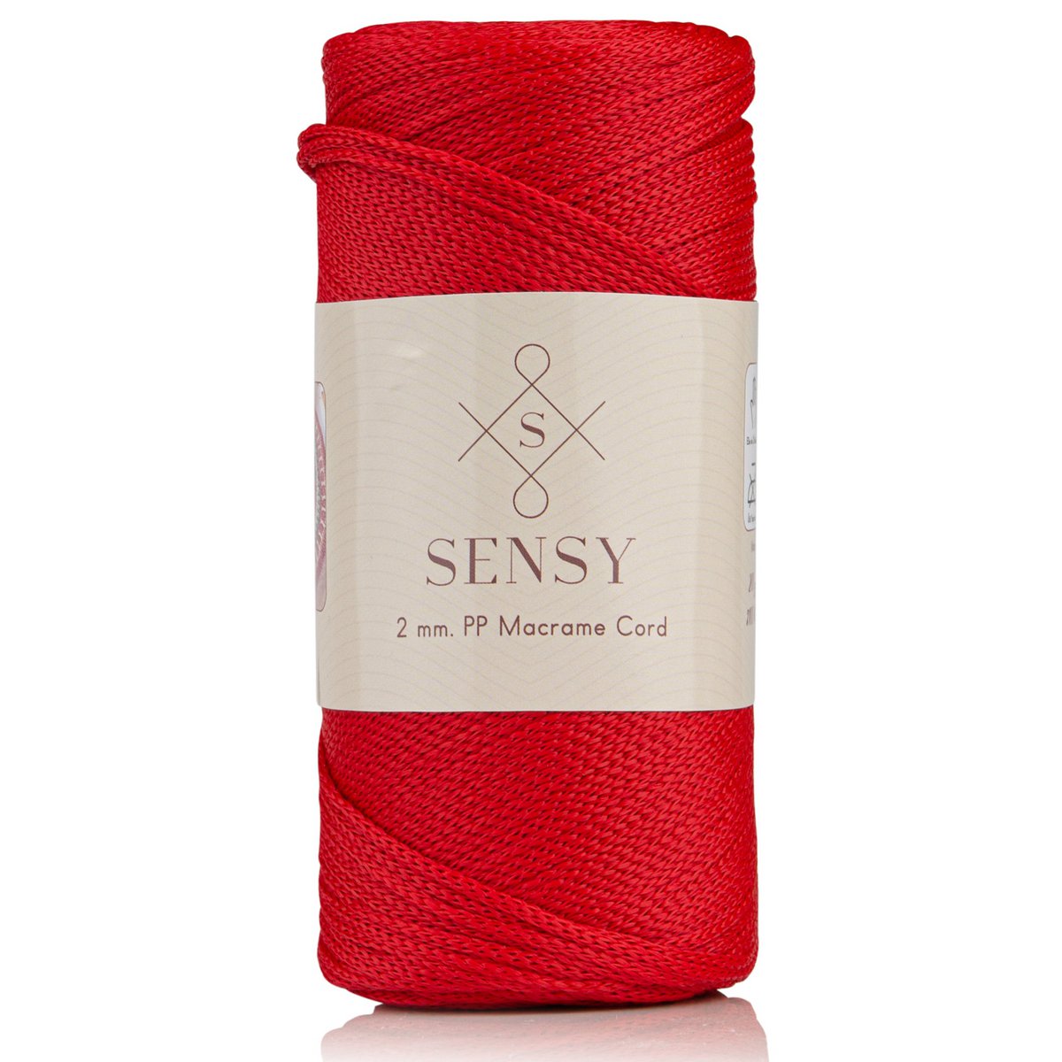 Sensy Premium 2 mm - 251 yards 100% polyester macrame ledning