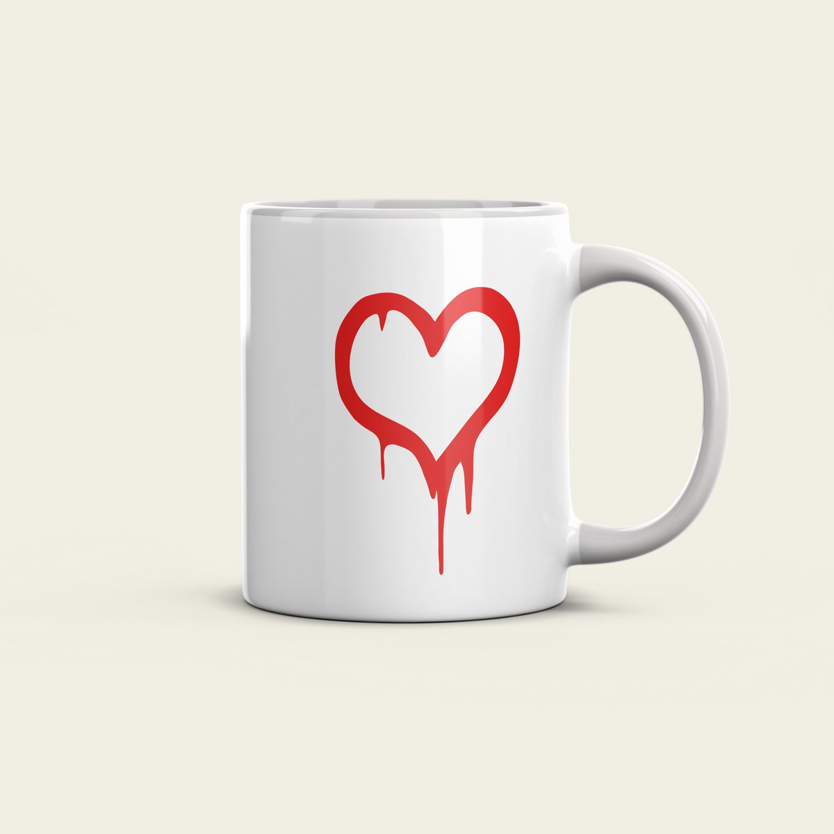 Taza Cerámica Banksy 325ml - Love rat