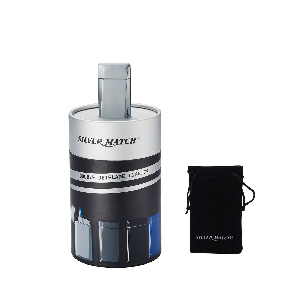 Briquet jet flame Sydney Silver Match