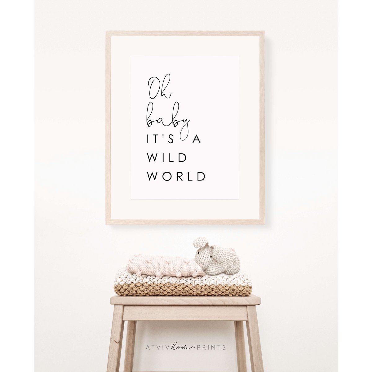 Oh baby è un poster del mondo selvaggio, poster della scuola materna neutro, poster della stanza delle ragazze, poster del safari, poster della stanza dei ragazzi, poster per bambini, poster della giungla, arredamento della giungla